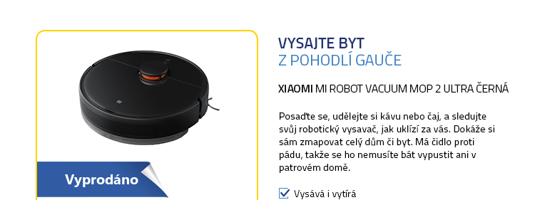 Xiaomi Mi Robot Vacuum Mop 2 Ultra černá