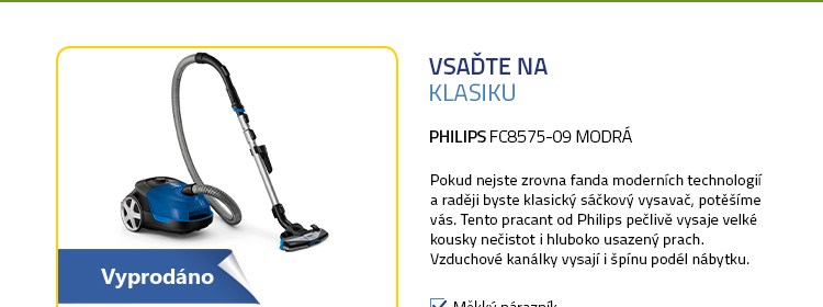 Philips FC8575-09 Modrá