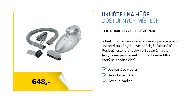 Clatronic HS 2631 stříbrná