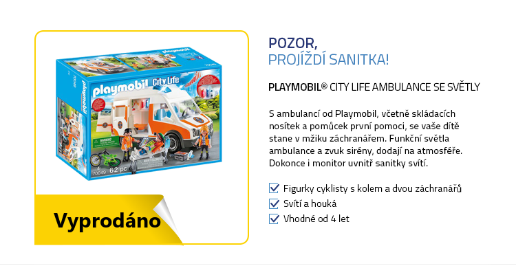 Playmobil® City Life 70049 Ambulance se světly /od 4 let
