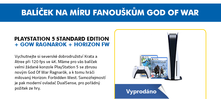 PlayStation 5 Standard Edition + GoW Ragnarok + Horizon FW