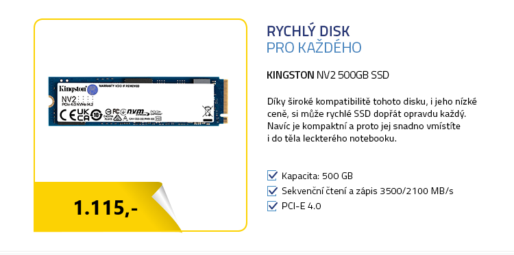 Kingston NV2 500GB SSD