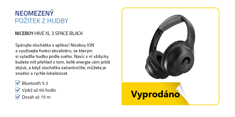 Niceboy HIVE XL 3 Space Black černá