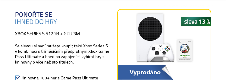 Microsoft Xbox Series S 512GB + GPU 3M