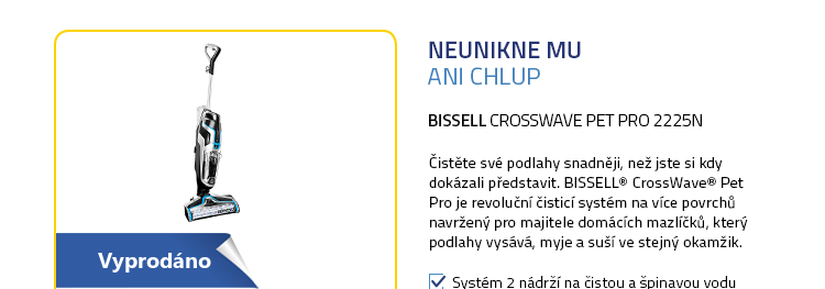 Bissell Crosswave Pet Pro 2225N