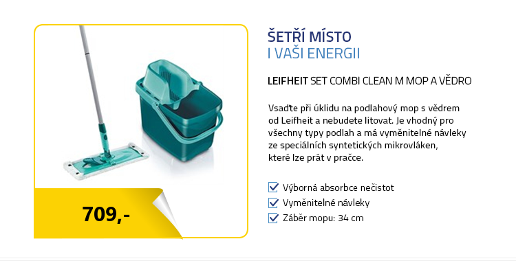 Leifheit 55356 Set Combi Clean M mop a vědro