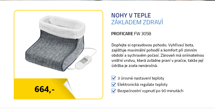 ProfiCare FW 3058 šedá