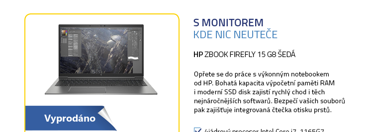 Notebook HP ZBook Firefly 15 G8 šedá