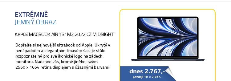 Ultrabook Apple MacBook Air 13" M2 2022 CZ Midnight