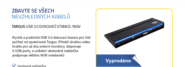 Targus USB 3.0 Dokovací Stanice /90W
