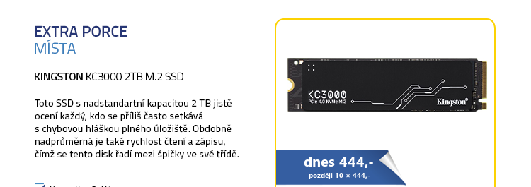 Kingston KC3000 2TB M.2 SSD