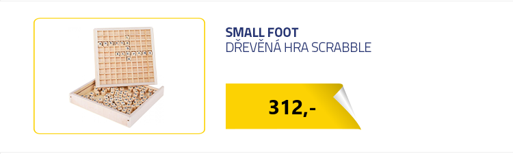 Small Foot Dřevěná hra Scrabble