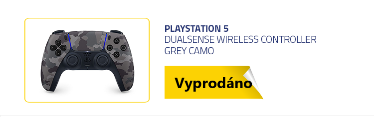 PS5 DualSense Wireless Controller Grey Camo