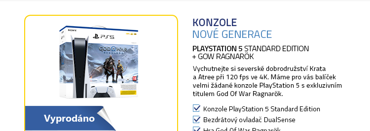 PlayStation 5 Standard Edition + GoW Ragnarok