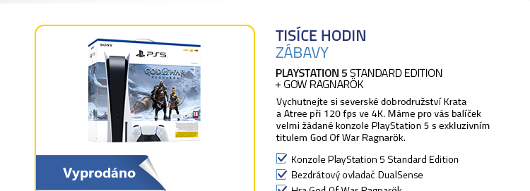 PlayStation 5 Standard Edition + GoW Ragnarok
