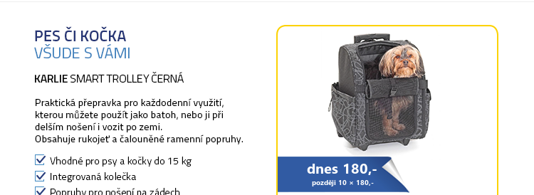 Karlie SMART TROLLEY černá