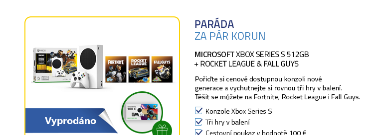 Microsoft Xbox Series S 512GB + Rocket League & Fall Guys