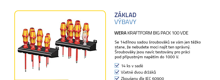 WERA Kraftform Big Pack 100 VDE