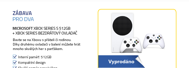 Microsoft Xbox Series S 512GB + Xbox Series Bezdrátový ovladač