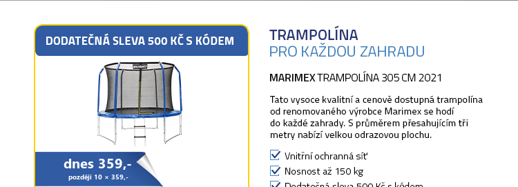 Marimex trampolína 305 cm 2021