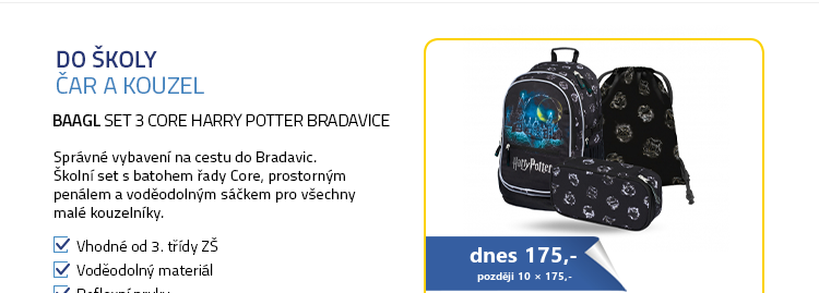 BAAGL SET 3 Core Harry Potter Bradavice