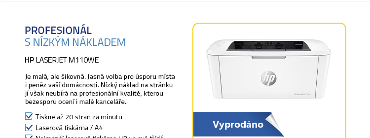 HP LaserJet M110we bílá