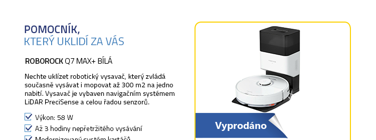 Roborock Q7 Max+ bílá