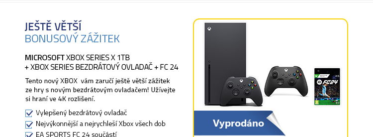 Microsoft Xbox Series X 1TB + Xbox Series Bezdrátový ovladač + FC 24