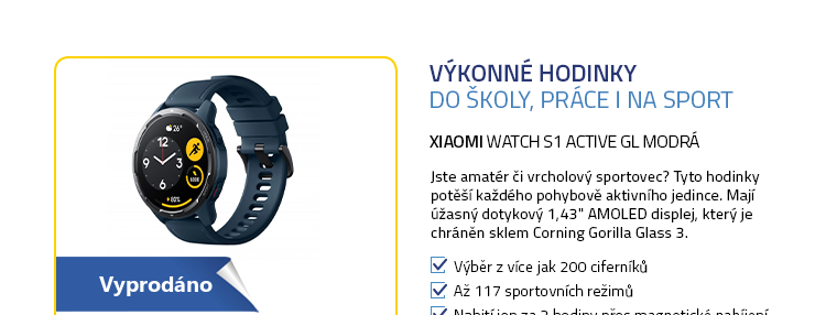 Xiaomi Watch S1 Active GL modrá