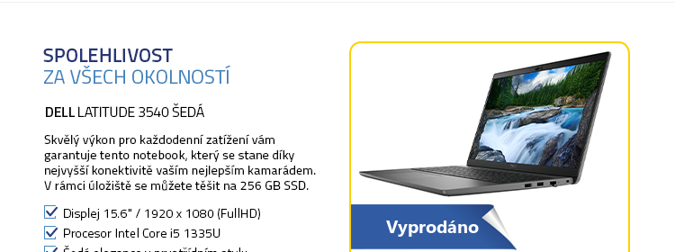 Notebook DELL Latitude 3540 šed