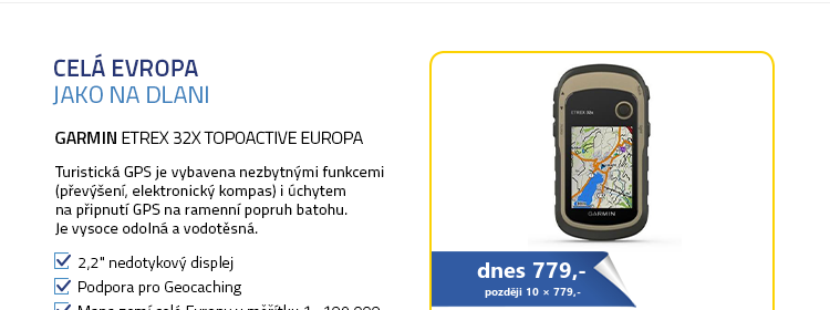 Garmin eTrex 32x TopoActive Europa