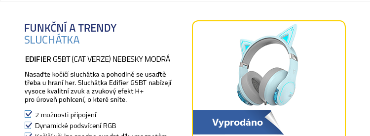 EDIFIER G5BT (cat verze) nebesky modrá
