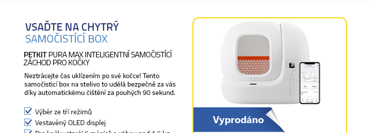 PetKit Pura MAX inteligentní samočistící záchod pro kočky