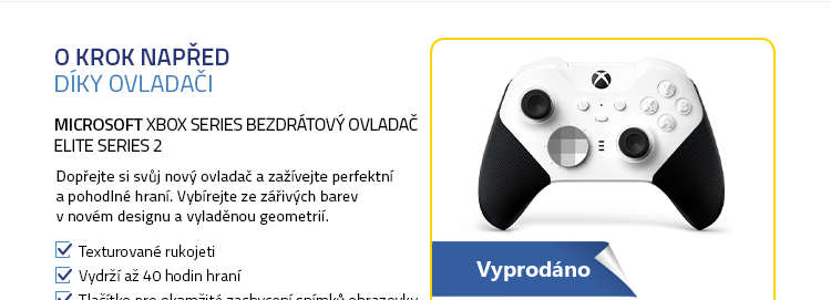 Xbox Series Bezdrátový ovladač Elite Series 2 - Core White