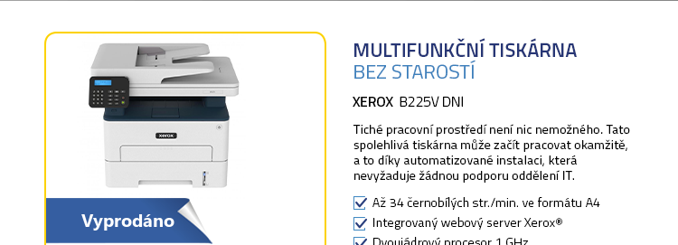 Multifunkční tiskárna Xerox B225V DNI