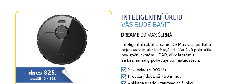 Dreame D9 Max černá