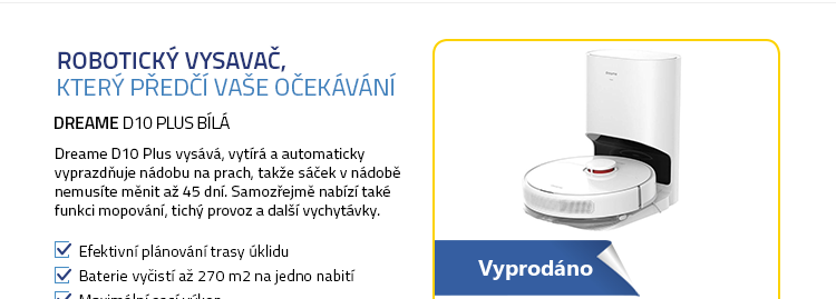 Dreame D10 Plus bílá