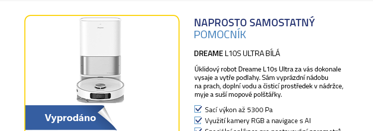 Dreame L10s Ultra bílá