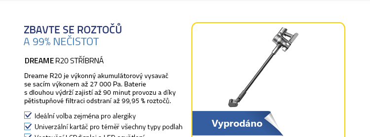 Dreame R20 stříbrná