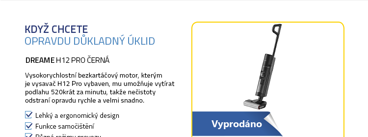 Dreame H12 Pro černá