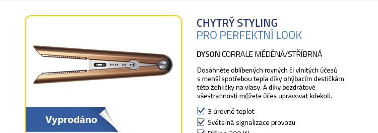 Dyson Corrale měděná/stříbrná