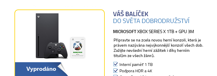 Microsoft Xbox Series X 1TB + GPU 3M