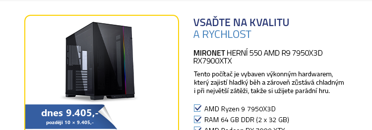 Mironet Herní 550 AMD R9 7950X3D RX7900XTX