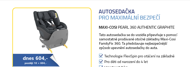 Maxi-Cosi Pearl 360 Authentic Graphite