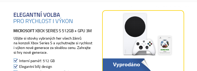 Microsoft Xbox Series S 512GB + GPU 3M