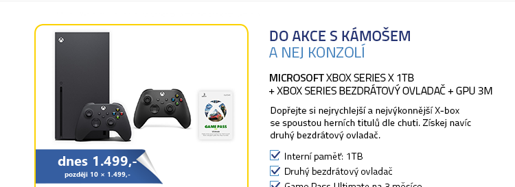 Microsoft Xbox Series X 1TB + Xbox Series Bezdrátový ovladač