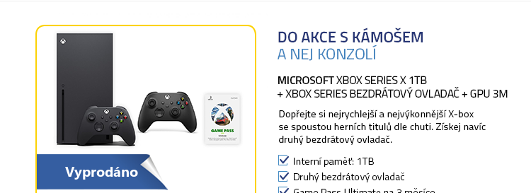 Microsoft Xbox Series X 1TB + Xbox Series Bezdrátový ovladač