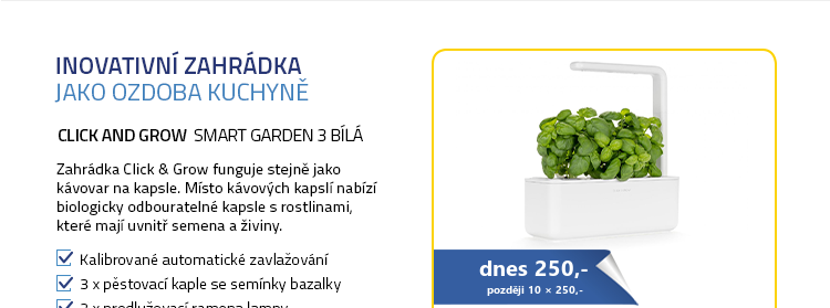 Click And Grow Smart Garden 3 bílá