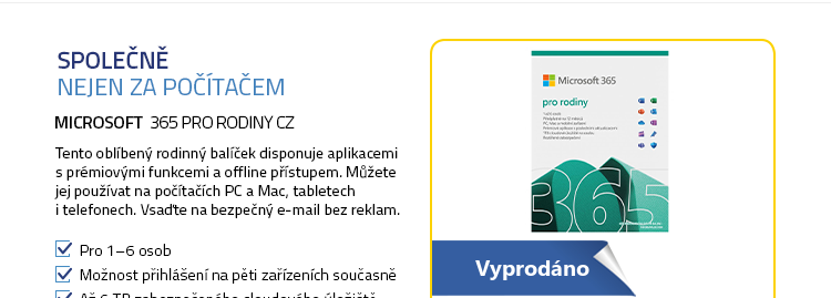 Microsoft 365 pro rodiny CZ