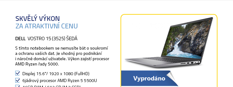 Notebook DELL Vostro 15 (3525) šedá